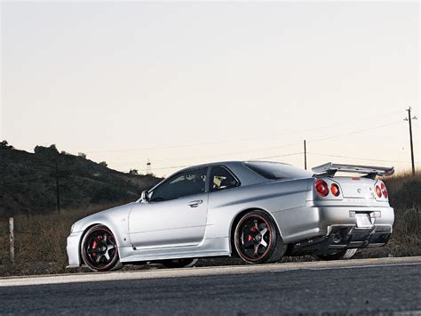 Side View Of An Awesome R34 Nissan Skyline Gtr Nissan Gtr Skyline