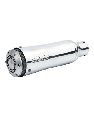 SuperTrapp Internal Disc 4 Aluminum Racing Slip On Muffler Univ