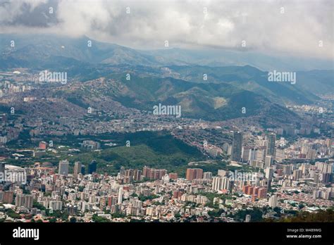 Caracas Venezuela impresionante vista aérea de la ciudad de Caracas