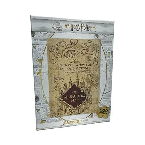 Harry Potter Puzzhp04 Carte Du Maraudeur Puzzle Carte Du Maraudeu