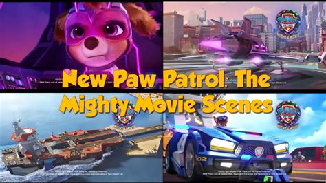 New Paw Patrol The Mighty Movie Scenes Aircraft Carrier Chase S