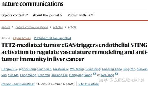 Nature子刊 新策略：维生素c可有效诱导肿瘤血管正常化 知乎