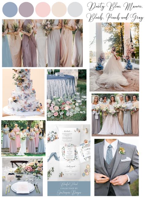 A Relaxed Guide To Dusty Blue And Mauve Weddings Jenniemarieweddings