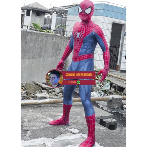 Handmade Tasm Spiderman Suit Cosplay The Amazing Spiderman Costume