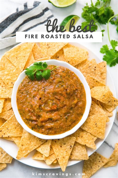 The Best Fire Roasted Salsa Kim S Cravings