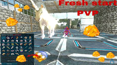 ARK MOBILE L FRESH START PVP SERVER L TAME AND BUILDING YouTube