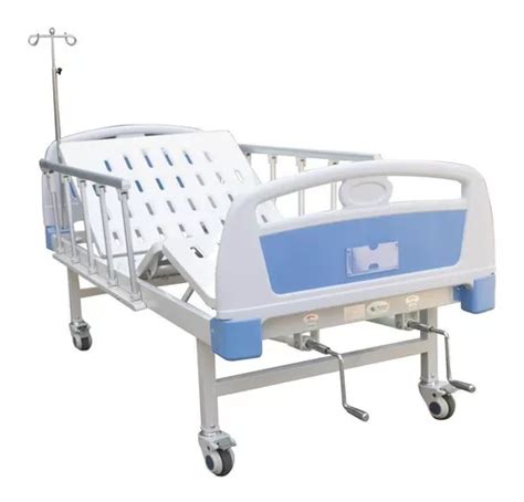 Cama Tipo Hospitalaria Manual Con Barandales Y Colchon Ms Meses Sin