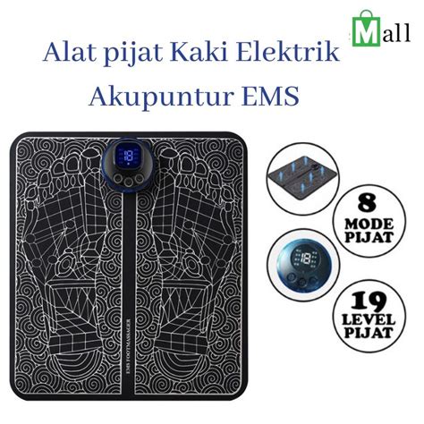 Jual EMS8 EMS Foot Massager Alat Pijat Kaki Elektrik Alat Terapi