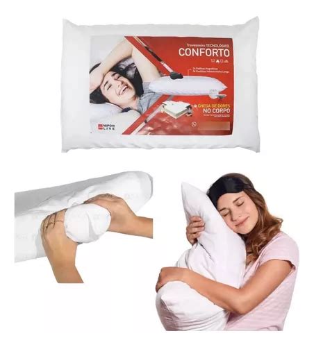 Almofada High De Prote O Cervical Ortop Dica Ajuda Dormir Cor Branco