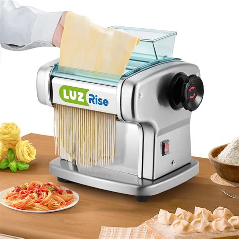 Luzrise Electric Pasta Maker Automatic Noodle Machine Fresh Pasta Dough ...