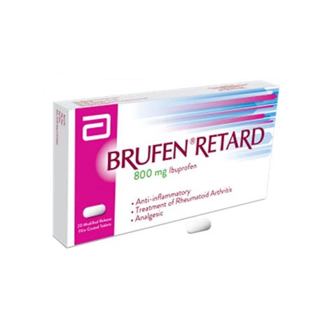 BRUFEN RETARD 800MG TABS 20S Al Thiqa Pharmacy