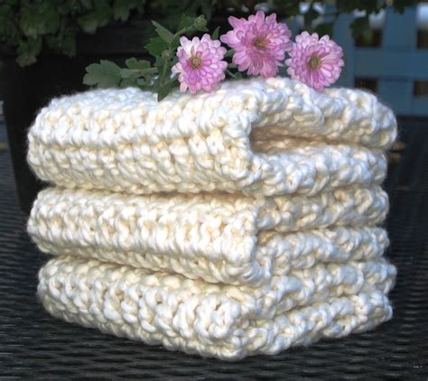 Handmade By Annabelle: ON SALE: All Crochet Washcloths (Organic and 100 ...