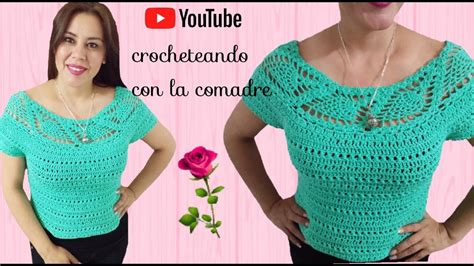 TUTORIAL como tejer hermosa blusa de piñas a crochet parte 1