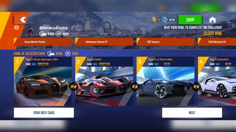 Asphalt 8 Bugatti Team Intense Gauntlet Races YouTube