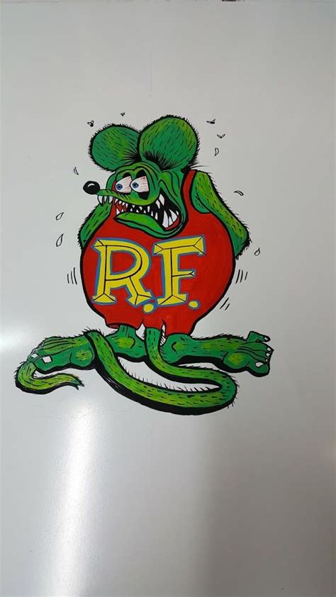 Pinstriped Panel Rat Fink Paneling Pinstripe Rat Fink