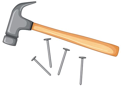 Free Hammer and Nail Clipart in AI, SVG, EPS or PSD