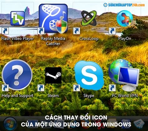 Cách Thay đổi Icon Của Một ứng Dụng Trong Windows