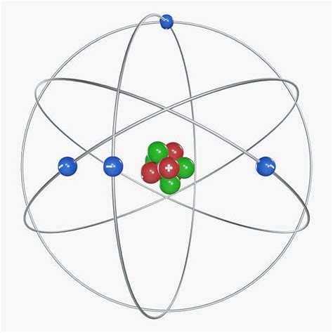 Atom Nuclear Model - Rutherford 3D model animated | CGTrader