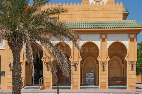 Elements Of Outdoor Architectural Decorations Of Mosque With Archways