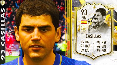 Worth The Sbc 🤔 93 Icon Moments Casillas Player Review Fifa 22