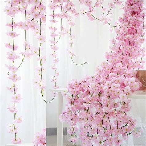 M Beautiful Sakura Flower Cherry Blossom Flower Garland Etsy