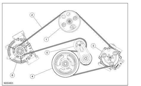 Diagram For A Ford 39l Freestar Engine Belt How Is The Intalation