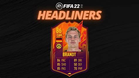 How To Complete Julian Brandt Fifa Headliners Sbc Solution Cost