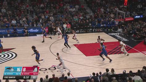 shaedon sharpe game highlights trail blazers  magic  jan