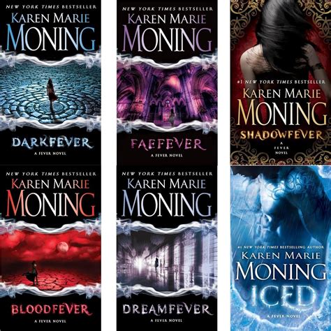 A Complete 6 Book Karen Marie Moning Fever Series Collection [darkfever Ebay