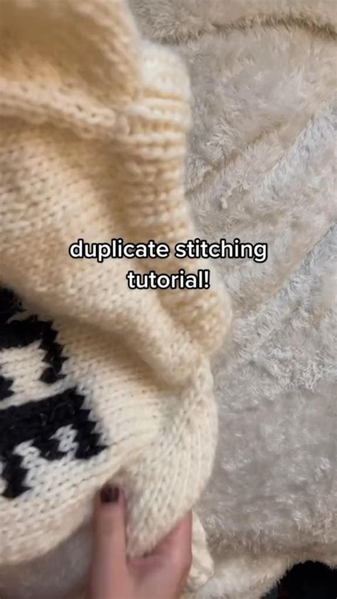 How To Duplicate Stitch In Knitting Easy Beginner Knitting Tutorial