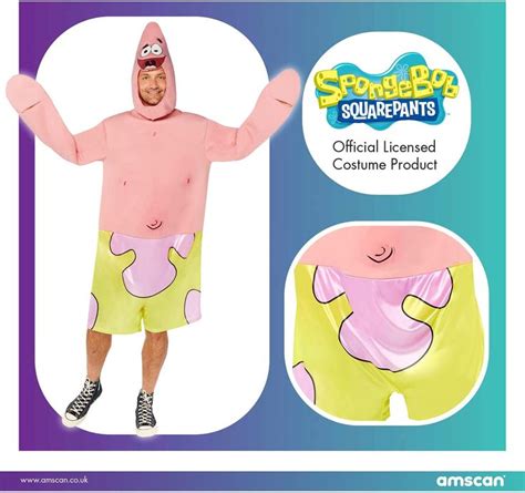 Amscan 9909177 Adults Official Spongebob Squarepants Licensed Patrick