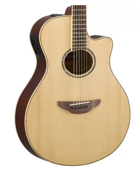 Yamaha Apx Natural Chitarra Acustica Elettrificata Cutaway Naturale