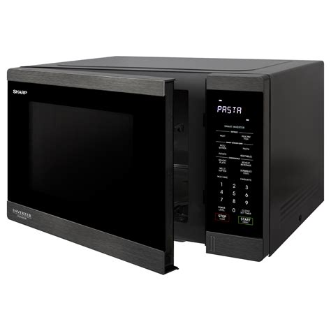 R395ebs 34l Inverter Microwave Black Steel Sharp Electronics