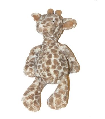 Jellycat Peluche Junglie B B Girafe Gris Beige Tachet E Cm Chez