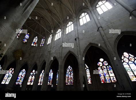 Saint Pierre Church Montfort L Amaury Yvelines France Stock Photo