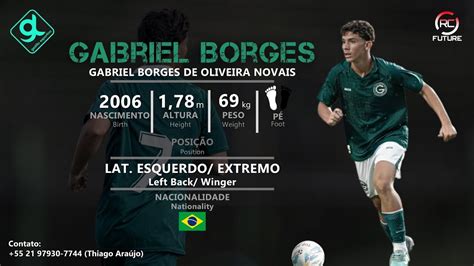 Gabriel Borges Lateral Esquerdo Extremo Left Back Winger 2006