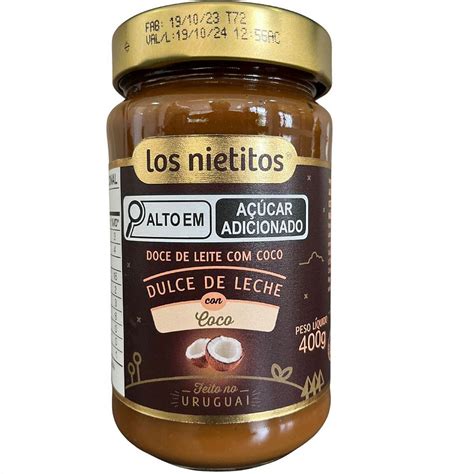 Doce De Leite Uruguaio Los Nietitos Coco Gourmet Gr