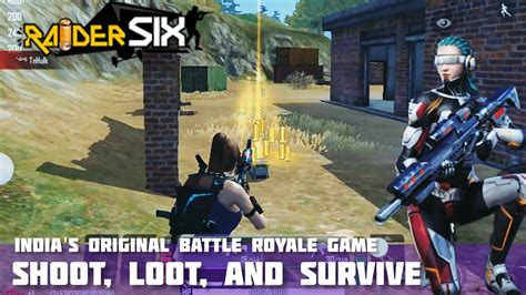 India S ORIGINAL Battle Royale Game RAIDER SIX Gameplay Android IOS