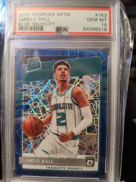 Lamelo Ball Optic Blue Velocity Psa Price Guide Sports