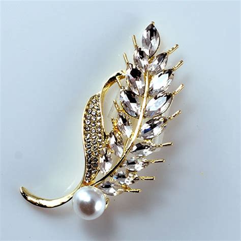 Gold Leaf Brooch