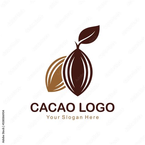 Cacao Vector Logo Stock Vector Adobe Stock