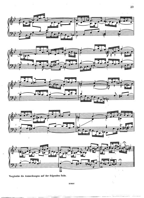 BWV 885 - WTC, Book 2: Prelude and Fugue No. 16 free sheet music by ...