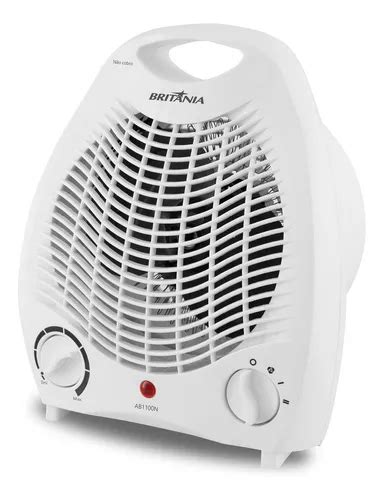 Aquecedor Ab1100n 1500w Branco Britânia 220v Parcelamento Sem Juros