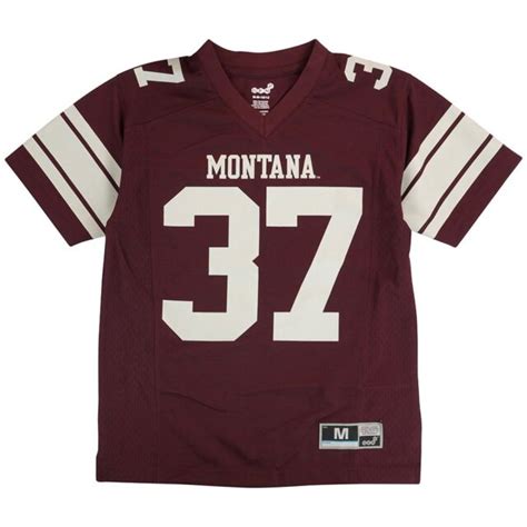 Montana Grizzlies Outerstuff Ncaa Youth 37 Home Maroon Football Jersey