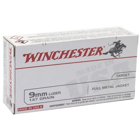 Winchester Ranger 9mm Luger 147 Grain T Series Jacketed Hollow Point