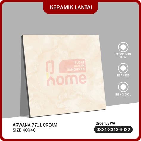 Keramik Arwana Cream Ukuran X Rj Home