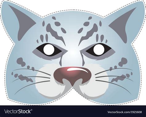 Leopard Mask Template