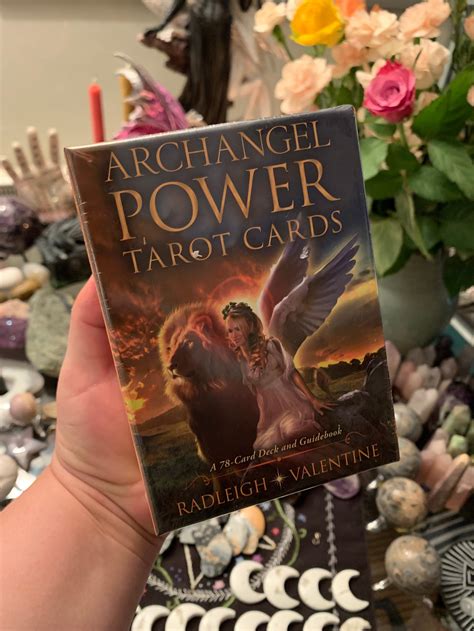 Archangel Power Tarot Card Deck With Guidebook Witch Goth Etsy UK