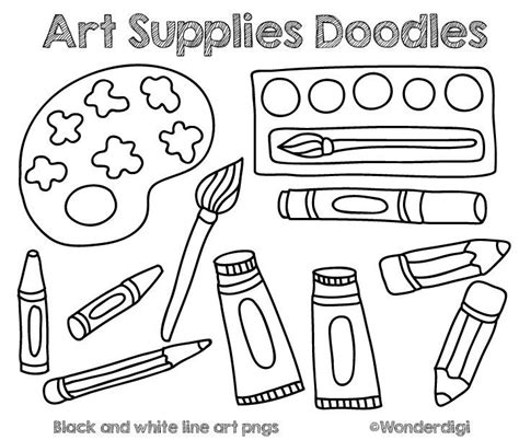 Doodle With Art Supplies