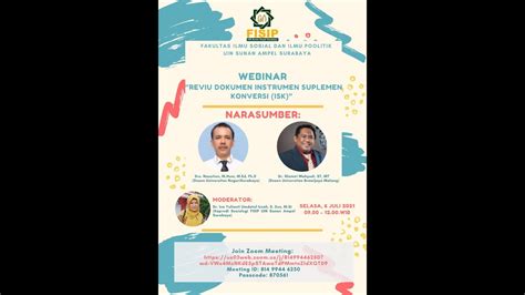 Webinar Reviu Isk Instrumen Supplement Konversi Prodi Sosiologi